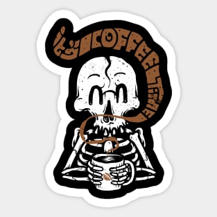 It's Coffee Time Sticker